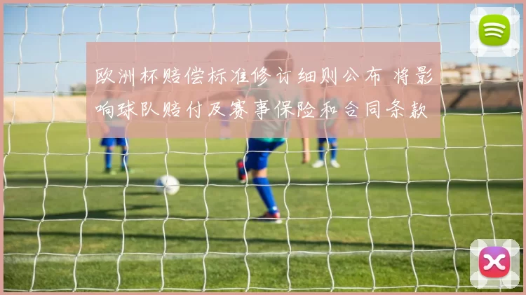 欧洲杯赔偿标准修订细则公布 将影响球队赔付及赛事保险和合同条款